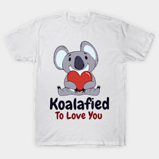 Valentine's Day Koala Love Wildlife Koala Lover T-Shirt